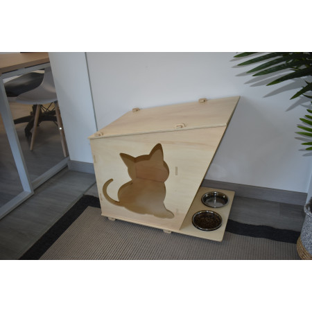 Casa de madeira FEELING para gato